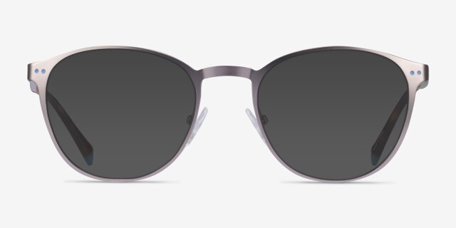 Ferguson Gunmetal Tortoise AcetateEyeglass Frames from EyeBuyDirect, with Tinted Lenses