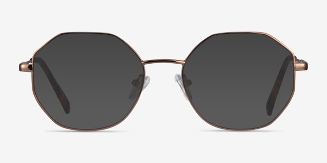 Astral Bronze MétalMontures de lunettes de vue d'EyeBuyDirect, Avec des Verres Teintés