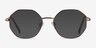 Astral Bronze MétalMontures de lunettes de vue d'EyeBuyDirect, Avec des Verres Teintés