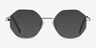 Astral Silver MetalEyeglass Frames from EyeBuyDirect, with Tinted Lenses