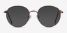 Haiku Bronze MetalEyeglass Frames from EyeBuyDirect, with Tinted Lenses