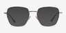 Genuine Silver Green MétalMontures de lunettes de vue d'EyeBuyDirect, Avec des Verres Teintés