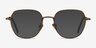 Pimlico Bronze MetalEyeglass Frames from EyeBuyDirect, with Tinted Lenses
