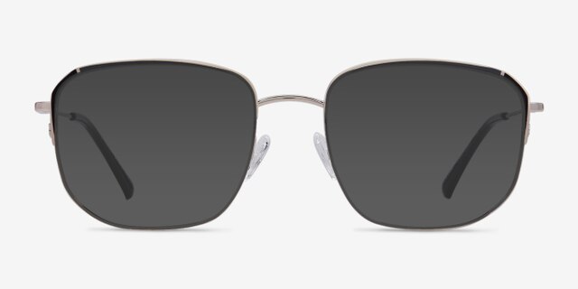 Carnaby Gold Black MetalEyeglass Frames from EyeBuyDirect, with Tinted Lenses
