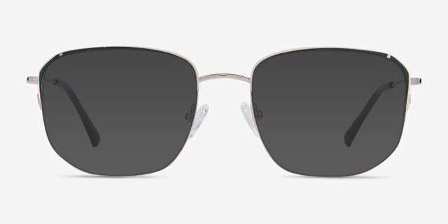 Carnaby Gold Dark Green MetalEyeglass Frames from EyeBuyDirect, with Tinted Lenses