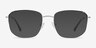 Carnaby Gold Dark Green MetalEyeglass Frames from EyeBuyDirect, with Tinted Lenses