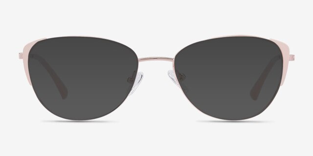 Operetta Gold Nude MétalMontures de lunettes de vue d'EyeBuyDirect, Avec des Verres Teintés
