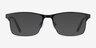 Carbon Black MetalEyeglass Frames from EyeBuyDirect, with Tinted Lenses