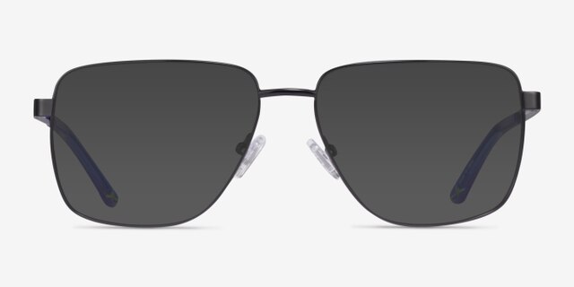 Hybrid Black MetalEyeglass Frames from EyeBuyDirect, with Tinted Lenses