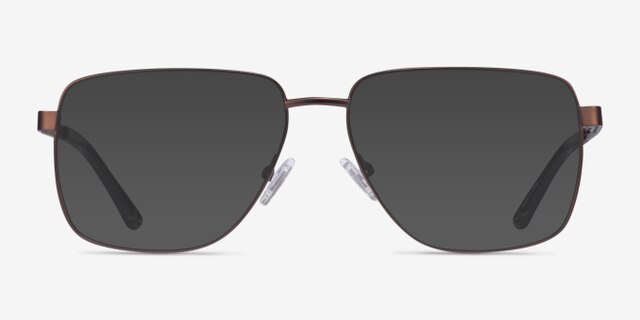 Hybrid Bronze MetalEyeglass Frames from EyeBuyDirect, with Tinted Lenses