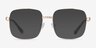 Coil Gold MetalEyeglass Frames from EyeBuyDirect, with Tinted Lenses