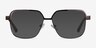 Gear Gunmetal MetalEyeglass Frames from EyeBuyDirect, with Tinted Lenses