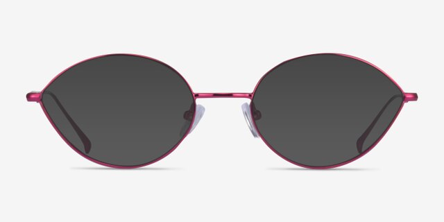 Aperture Clear Purple MetalEyeglass Frames from EyeBuyDirect, with Tinted Lenses