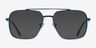 Townes Blue MetalEyeglass Frames from EyeBuyDirect, with Tinted Lenses
