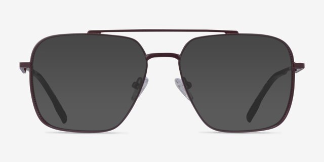 Townes Brown Black MetalEyeglass Frames from EyeBuyDirect, with Tinted Lenses