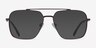 Townes Brown Black MetalEyeglass Frames from EyeBuyDirect, with Tinted Lenses