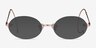 Dotte Rose Gold MetalEyeglass Frames from EyeBuyDirect, with Tinted Lenses