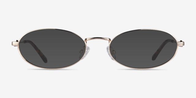 Juliet Gold MetalEyeglass Frames from EyeBuyDirect, with Tinted Lenses