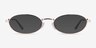 Juliet Rose Gold MetalEyeglass Frames from EyeBuyDirect, with Tinted Lenses