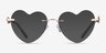 Casanova Light Gold MetalEyeglass Frames from EyeBuyDirect, with Tinted Lenses