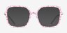 Althea Pink Floral MetalEyeglass Frames from EyeBuyDirect, with Tinted Lenses
