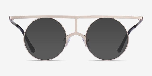 Framework Light Gold MetalEyeglass Frames from EyeBuyDirect, with Tinted Lenses