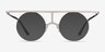 Framework Silver MetalEyeglass Frames from EyeBuyDirect, with Tinted Lenses