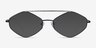Trig Black White MetalEyeglass Frames from EyeBuyDirect, with Tinted Lenses