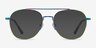 Empower Rainbow MetalEyeglass Frames from EyeBuyDirect, with Tinted Lenses