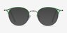 Jive Green MetalEyeglass Frames from EyeBuyDirect, with Tinted Lenses