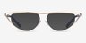 Loom Gold MetalEyeglass Frames from EyeBuyDirect, with Tinted Lenses