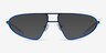 Proto Blue Black MetalEyeglass Frames from EyeBuyDirect, with Tinted Lenses