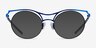 Proximo Blue Black MetalEyeglass Frames from EyeBuyDirect, with Tinted Lenses
