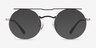 Essence Silver Black MetalEyeglass Frames from EyeBuyDirect, with Tinted Lenses