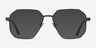 Met Gunmetal Blue MetalEyeglass Frames from EyeBuyDirect, with Tinted Lenses