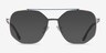 Park Silver Black MetalEyeglass Frames from EyeBuyDirect, with Tinted Lenses