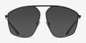 Station Black MetalEyeglass Frames from EyeBuyDirect, with Tinted Lenses