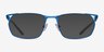 Careerist Blue MetalEyeglass Frames from EyeBuyDirect, with Tinted Lenses