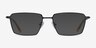Fifth Black Yellow MetalEyeglass Frames from EyeBuyDirect, with Tinted Lenses
