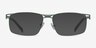 Nexus Green MetalEyeglass Frames from EyeBuyDirect, with Tinted Lenses
