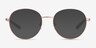 Motivate Rose Gold MetalEyeglass Frames from EyeBuyDirect, with Tinted Lenses