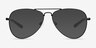 Zest Shiny Black MetalEyeglass Frames from EyeBuyDirect, with Tinted Lenses