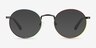 Glimmer Shiny Black Rainbow MetalEyeglass Frames from EyeBuyDirect, with Tinted Lenses