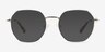 Aiko Shiny Gold MetalEyeglass Frames from EyeBuyDirect, with Tinted Lenses