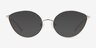 Trina Shiny Rose Gold MetalEyeglass Frames from EyeBuyDirect, with Tinted Lenses