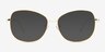 Maude Yellow Gold MetalEyeglass Frames from EyeBuyDirect, with Tinted Lenses