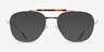 Tatum Tortoise Gold MetalEyeglass Frames from EyeBuyDirect, with Tinted Lenses