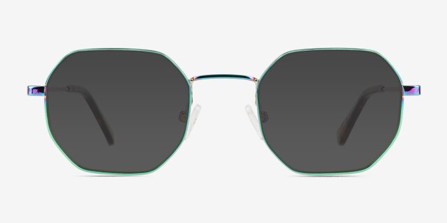 Soar Multicolor MetalEyeglass Frames from EyeBuyDirect, with Tinted Lenses
