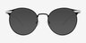 Mastery Black Silver MetalEyeglass Frames from EyeBuyDirect, with Tinted Lenses