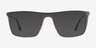 Rev Matte Gunmetal Aluminium-alloyEyeglass Frames from EyeBuyDirect, with Tinted Lenses